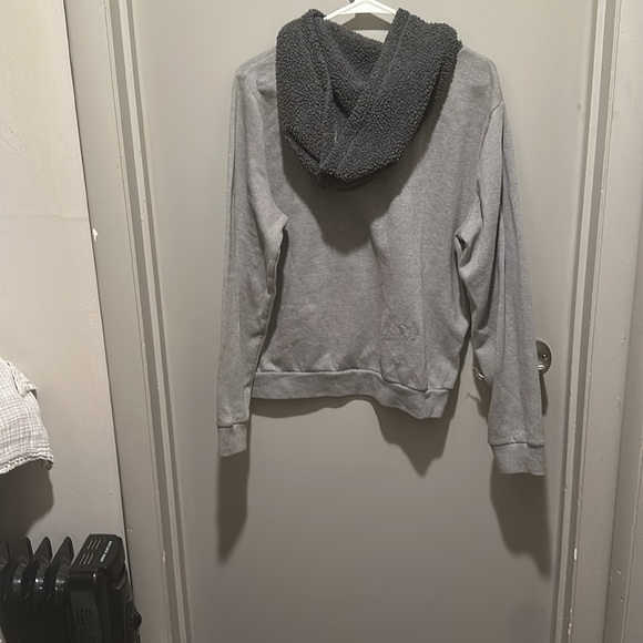 PINK Victoria's Secret sherpa hoodie sz Lg - Picture 5 of 7